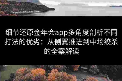 细节还原金年会app多角度剖析不同打法的优劣：从侧翼推进到中场绞杀的全案解读