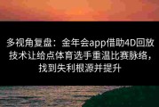 多视角复盘：金年会app借助4D回放技术让给点体育选手重温比赛脉络，找到失利根源并提升